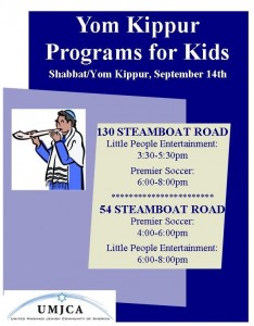 Yom Kippur kids program